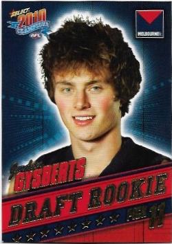 2010 Select Champions Draft Rookie (DR11) Jordan Gysberts Melbourne