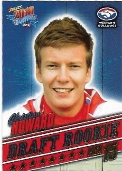 2010 Select Champions Draft Rookie (DR15) Christian Howard Western Bulldogs