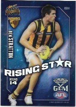 2011 Select Champions Rising Star Gem (RSG14) Ben Stratton Hawthorn