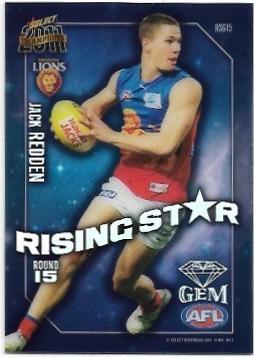 2011 Select Champions Rising Star Gem (RSG15) Jack Redden Brisbane