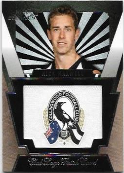 2012 Select Eternity Club Logo Patch (CP4) Nick Maxwell Collingwood #053