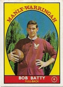 1968A Scanlens Rugby League (4) Bob Batty Manly-Warringah