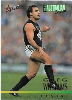 1995 Select All Australian (AA1) Greg Williams Carlton
