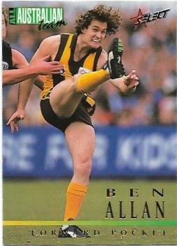 1995 Select All Australian (AA4) Ben Allan Hawthorn
