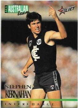 1995 Select All Australian (AA19) Stephen Kernahan Carlton