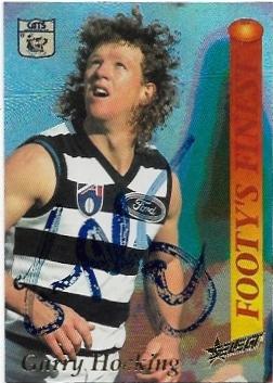1995 Select Footy’s Finest (FF5) Garry Hocking Geelong (Hand Signed)