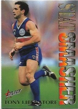 1995 Select Stat Smasher (SS5) Tony Liberatore Footscray