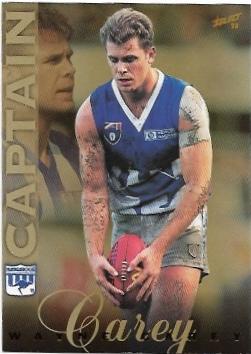 1998 Select Signature Series Club Captain (CC4) Wayne Carey North Melbourne