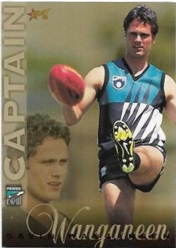 1998 Select Signature Series Club Captain (CC9) Gavin Wanganeen Port Adelaide