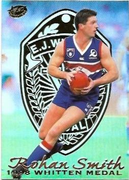 1999 Select Medal Card (MC4) Rohan Smith Western Bulldogs