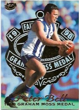 1999 Select Medal Card (MC5) Peter Bell North Melbourne