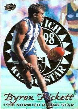 1999 Select Medal Card (MC8) Byron Pickett North Melbourne