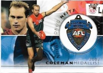 2003 Select Select Medal Card (MC4) David Neitz Melbourne