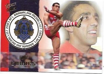 2004 Select Medal Card (MC1) Adam Goodes Sydney