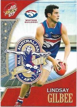 2007 Select Supreme All Australian (AA3) Lindsay Gilbee Western Bulldogs