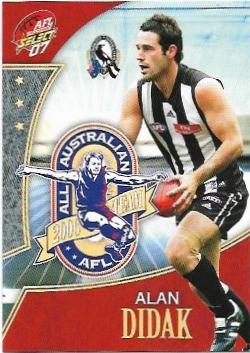 2007 Select Supreme All Australian (AA10) Alan Didak Collingwood