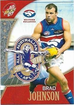 2007 Select Supreme All Australian (AA13) Brad Johnson Western Bulldogs
