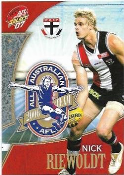 2007 Select Supreme All Australian (AA15) Nick Riewoldt St. Kilda