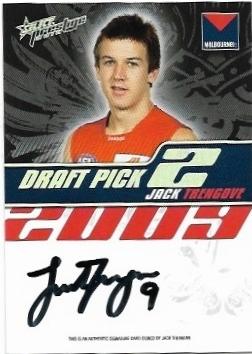 2010 Select Prestige Draft Pick Signature (DP2) Jack Trengrove Melbourne 093/400