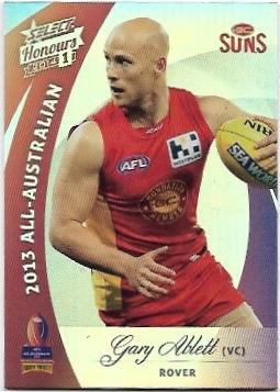 2014 Select Honours 1 All Australian (AA18) Gary Ablett Gold Coast