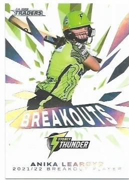 2022/23 Cricket Traders Breakouts (BO 18) Anika Learoyd Thunder