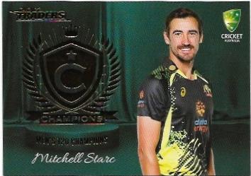 2022/23 Cricket Traders Champions (C 08) Mitchell Starc Mens T20 Champions
