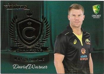 2022/23 Cricket Traders Champions (C 11) David Warner Mens T20 Champions