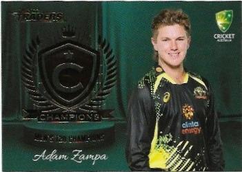 2022/23 Cricket Traders Champions (C 12) Adam Zampa Mens T20 Champions