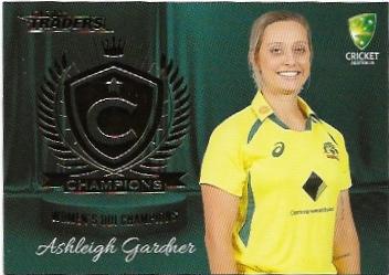 2022/23 Cricket Traders Champions (C 14) Ashleigh Gardner Womens ODI Champions