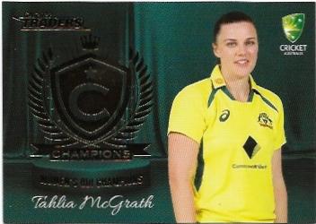 2022/23 Cricket Traders Champions (C 20) Tahlia McGrath Womens ODI Champions