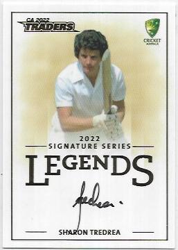 2022/23 Cricket Traders Legend Signature (L6) Sharon Tredrea 113/150