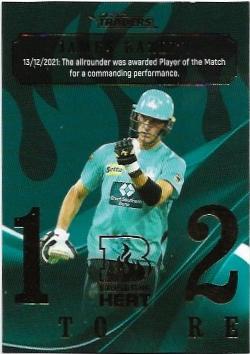 2022/23 Cricket Traders Season To Remember (STR 05) James Bazley Heat