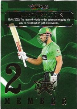 2022/23 Cricket Traders Season To Remember (STR 15) Marcus Stoinis Stars