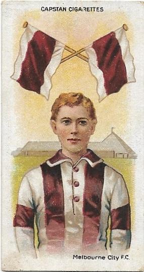 1912-13 W.D. & H. O. Wills Club Colours & Flags – Melbourne City