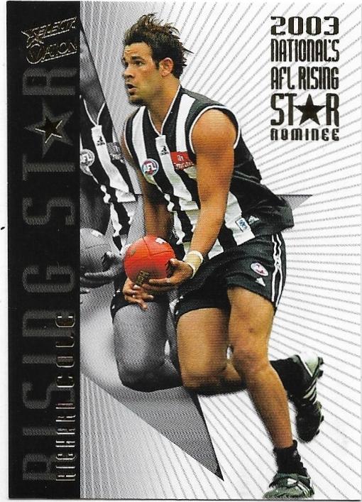2004 Select Ovation Rising Star (RS17) Richard Cole Collingwood