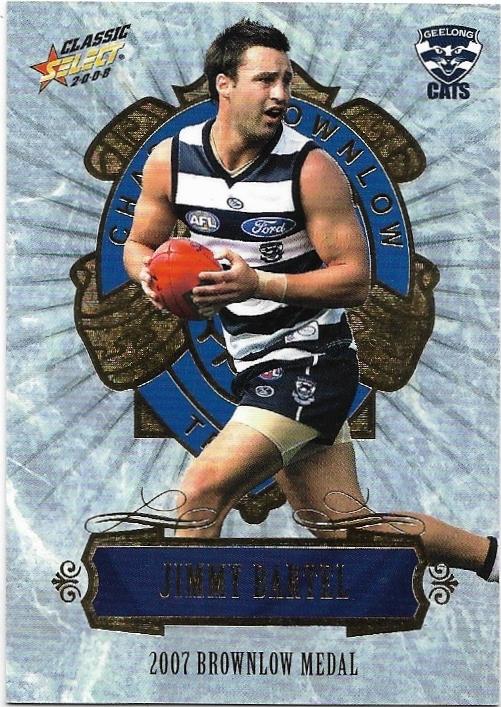 2008 Select Classic Medal Card (MC1) Jimmy Bartel Geelong