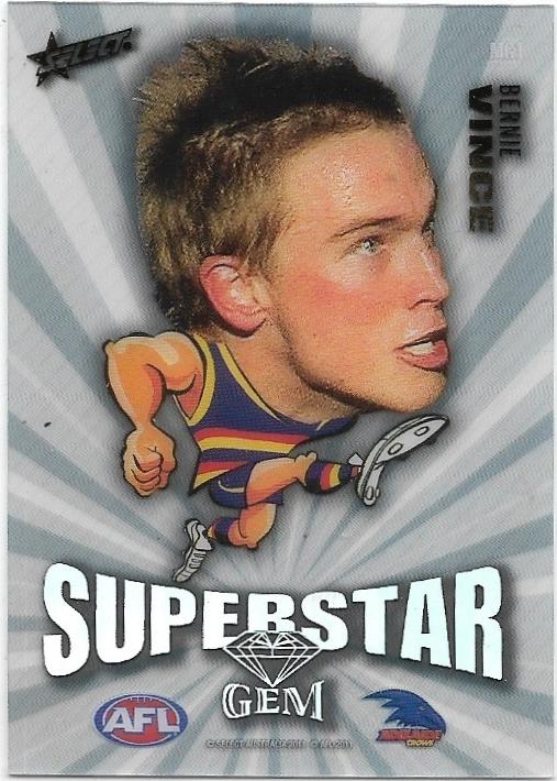 2011 Select Champions Superstar Gem (MG1) Nernie Vince Adelaide