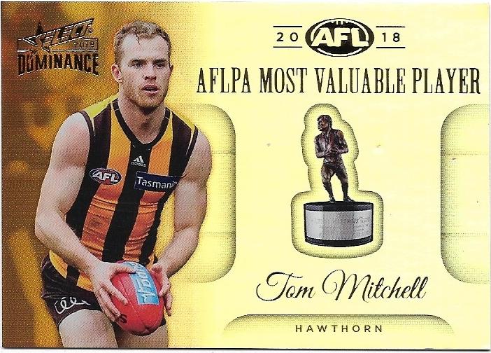 2019 Select Dominance Medal Card (MW5) Tom Mitchell Hawthorn