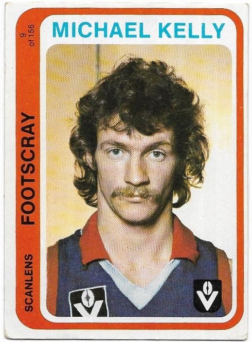 1979 Scanlens (9) Michael Kelly Footscray