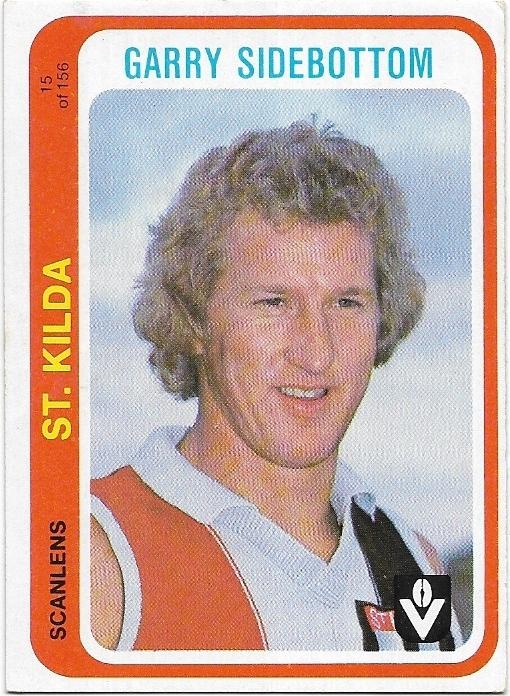 1979 Scanlens (15) Garry Sidebottom St. Kilda