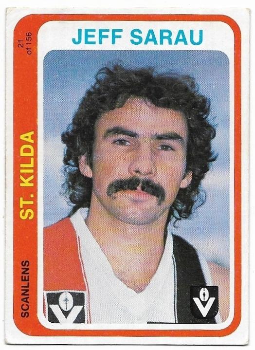 1979 Scanlens (21) Jeff Sarau St. Kilda