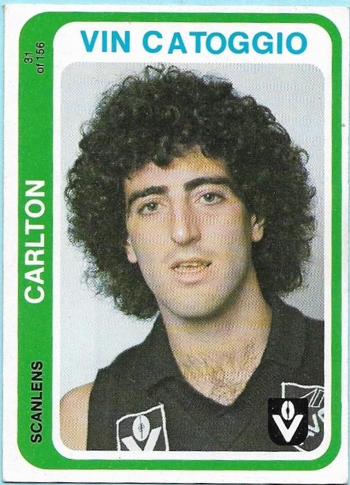 1979 Scanlens (31) Vin Catoggion Carlton