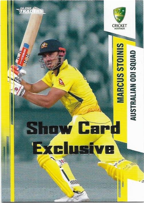 2022 / 23 CA Traders Show Card Exclusive (028) Marcus Stoinis Australian ODI Squad