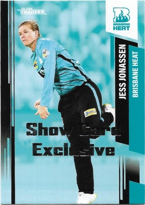 2022 / 23 CA Traders Show Card Exclusive (078) Jess Jonassen Brisbane Heat