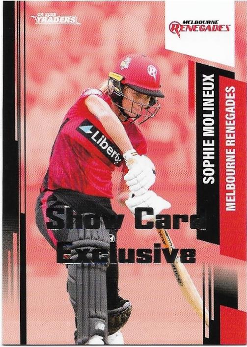 2022 / 23 CA Traders Show Card Exclusive (102) Sophie Molineux Melbourne Renegades