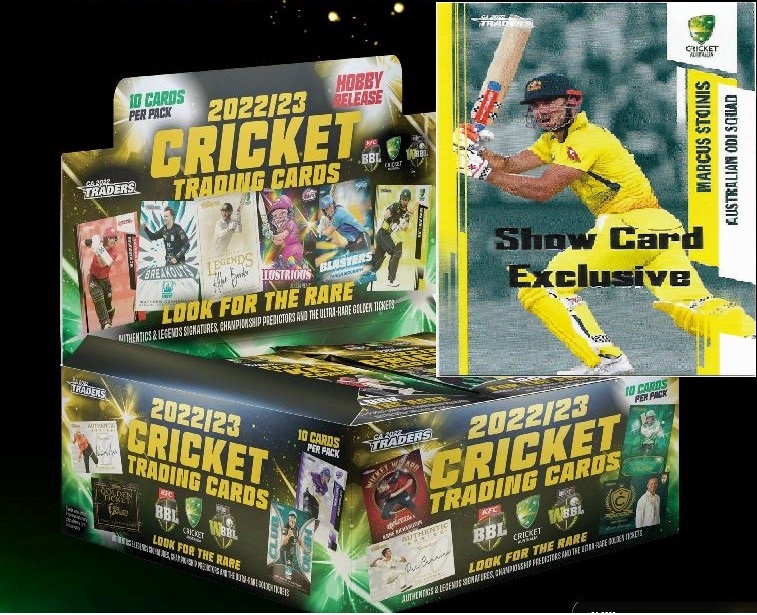 2022 / 23 TLA CA Traders Hobby Box & FREE Show Card Exclusive – Marcus Stoinis