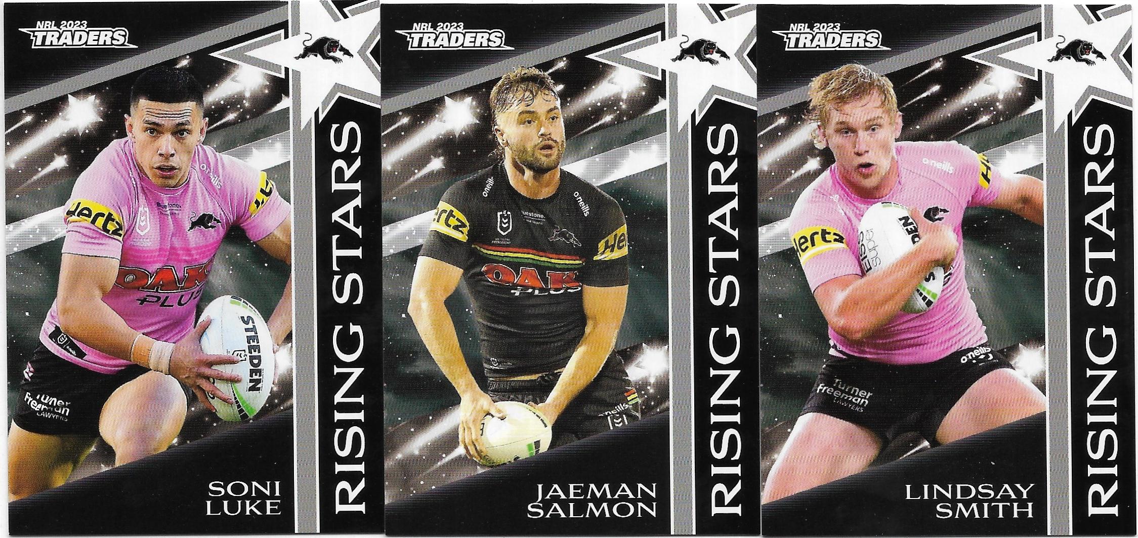 2023 Nrl Traders Titanium Rising Stars 3 Card Team Set – Panthers
