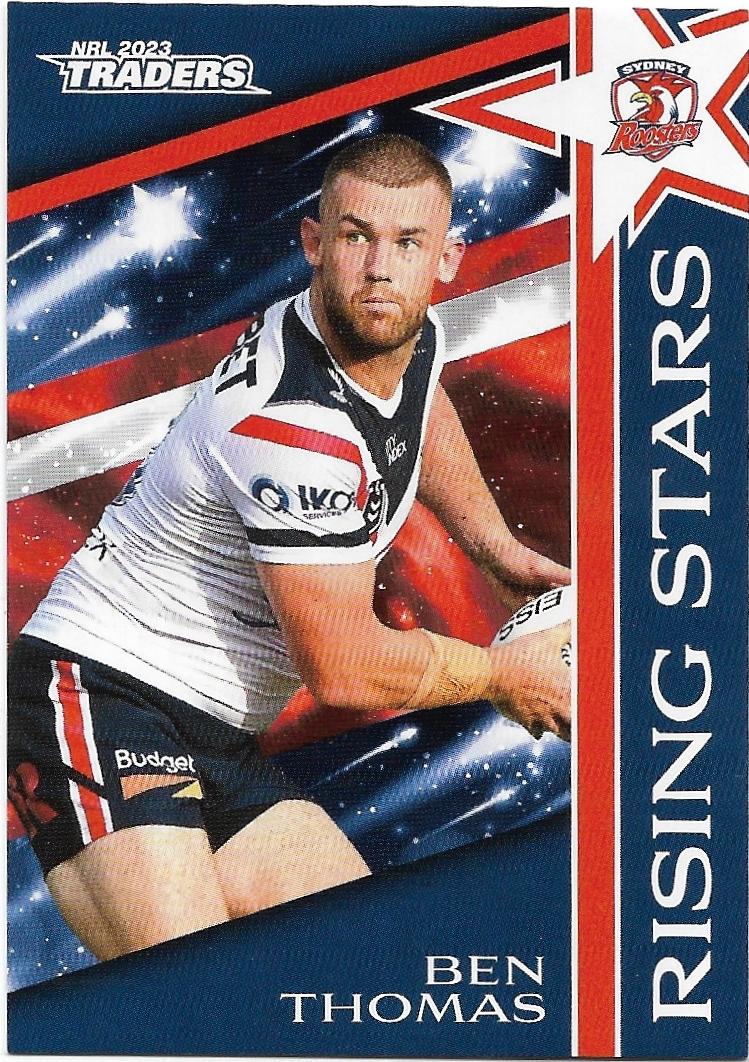 2023 Nrl Traders Titanium Rising Stars (RS42) Ben Thomas Roosters