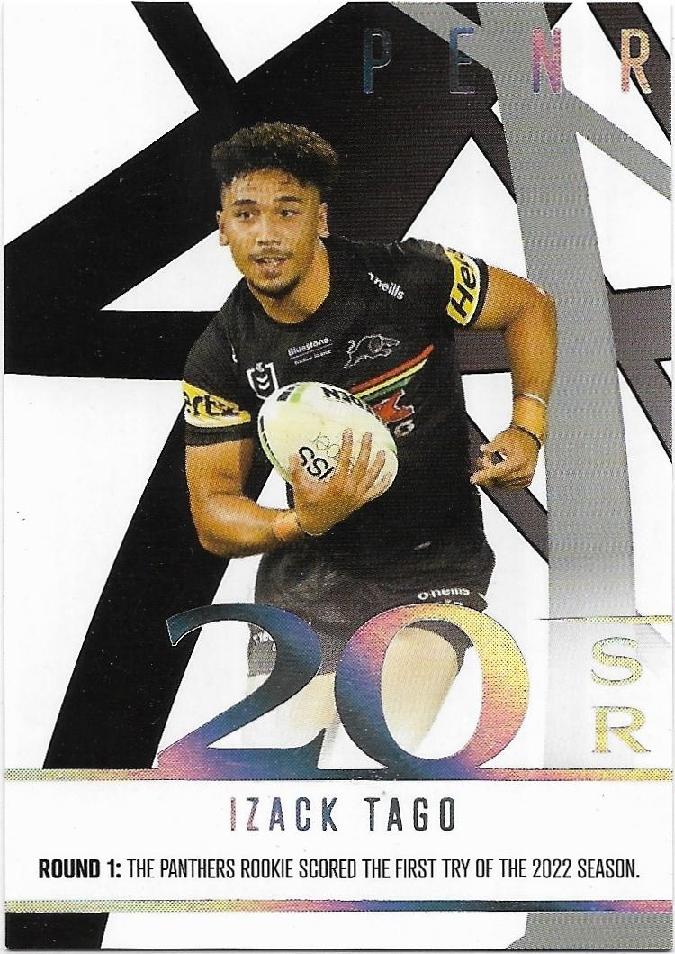 2023 Nrl Traders Titanium Season To Remember (SR31) Izack Tago Panthers