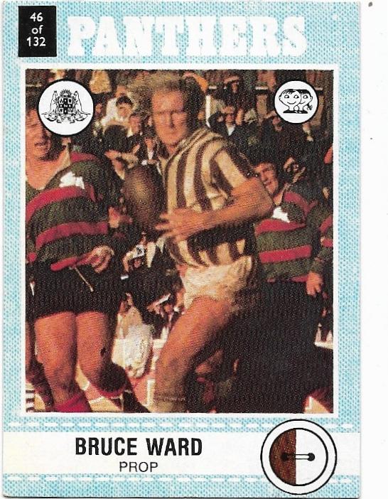 1977 Scanlens Rugby League (46) Bruce Ward Panthers